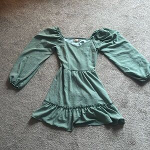 alterd state flowy long sleeve dress